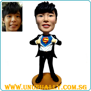 Custom 3D Caricature Super Hero Figurine
